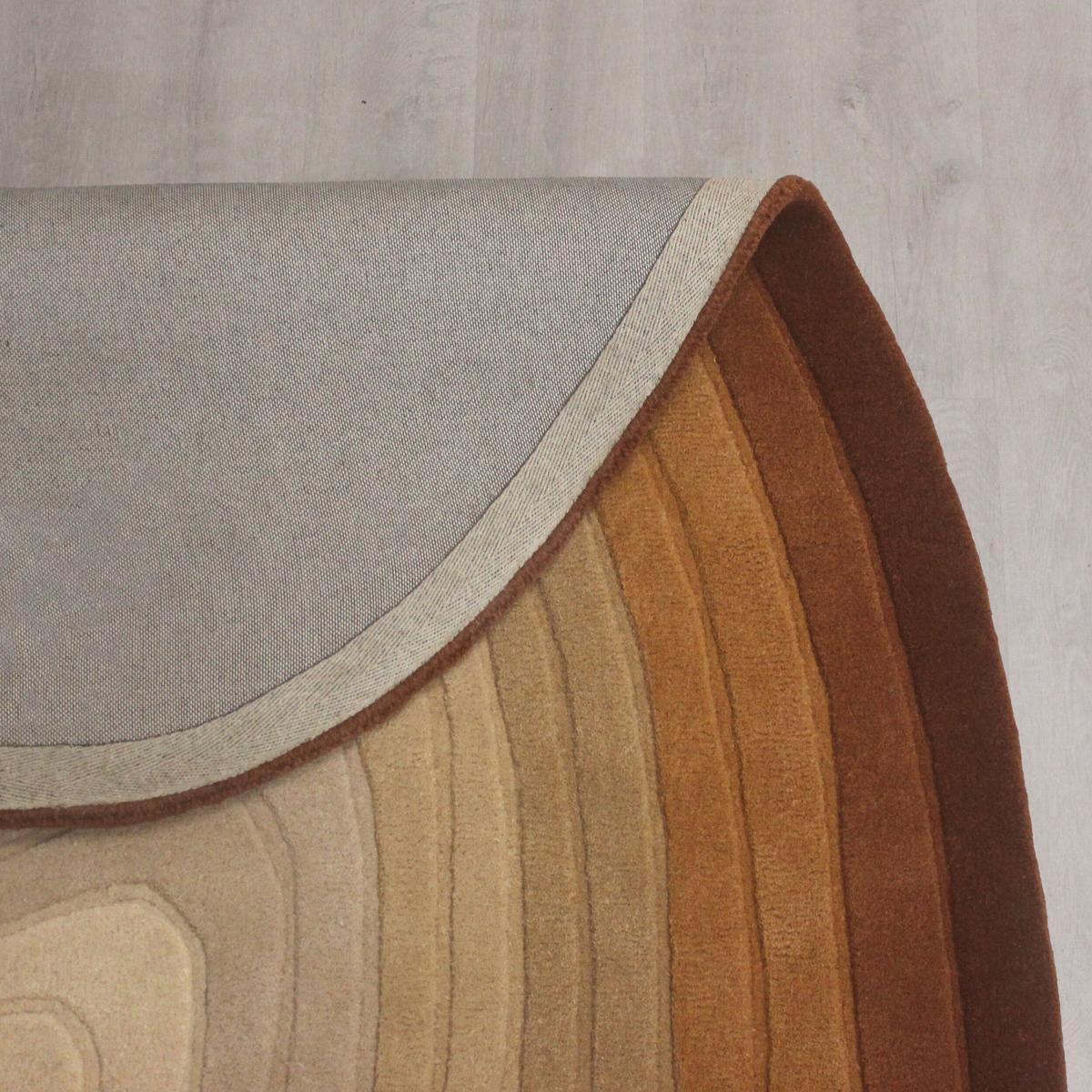 WOLLTEPPICH PARRET, mit Farbverlauf, Terrakotta, 200 x 290 cm - Orange, Textil (290/200cm) - KADIMA DESIGN