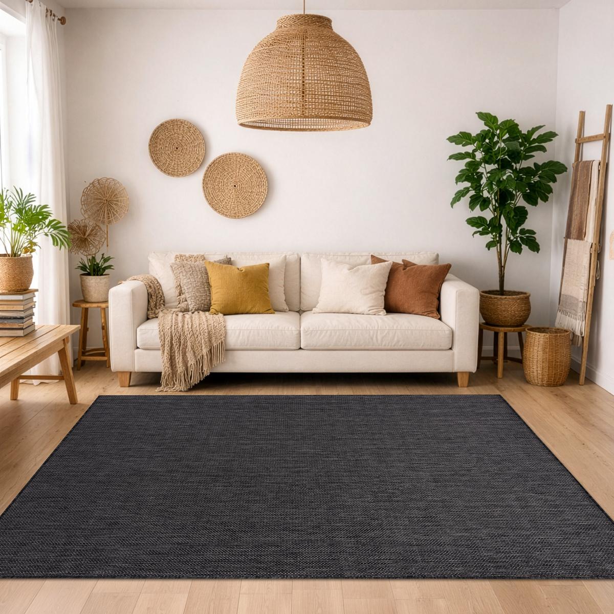 TEPPICH Sion 180/270 cm - Schwarz, Textil (180/270cm) - rugsX