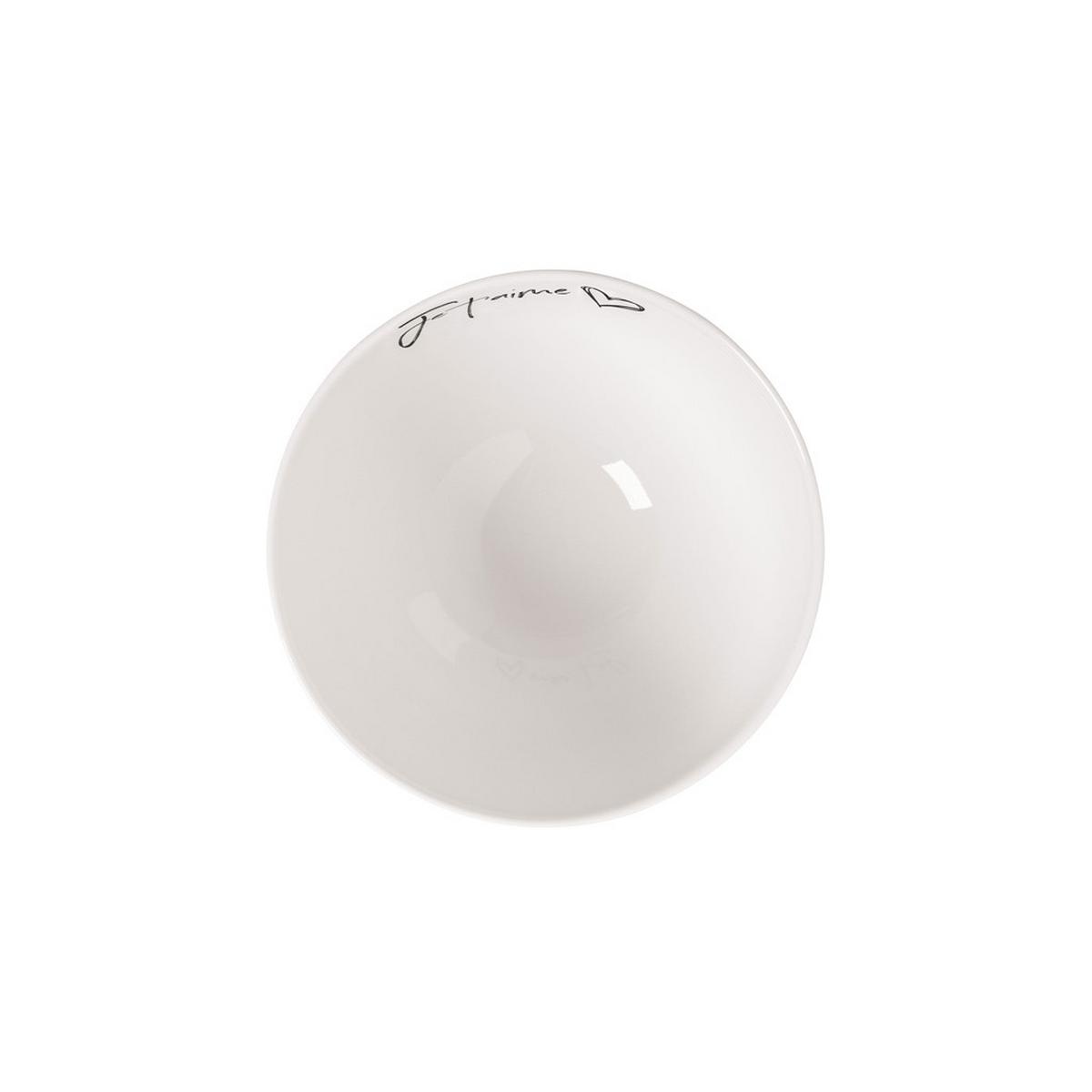 BOL JE T'AIME Statement weiß ø 13,8 cm - Weiß, Keramik (13.8cm) - Villeroy & Boch