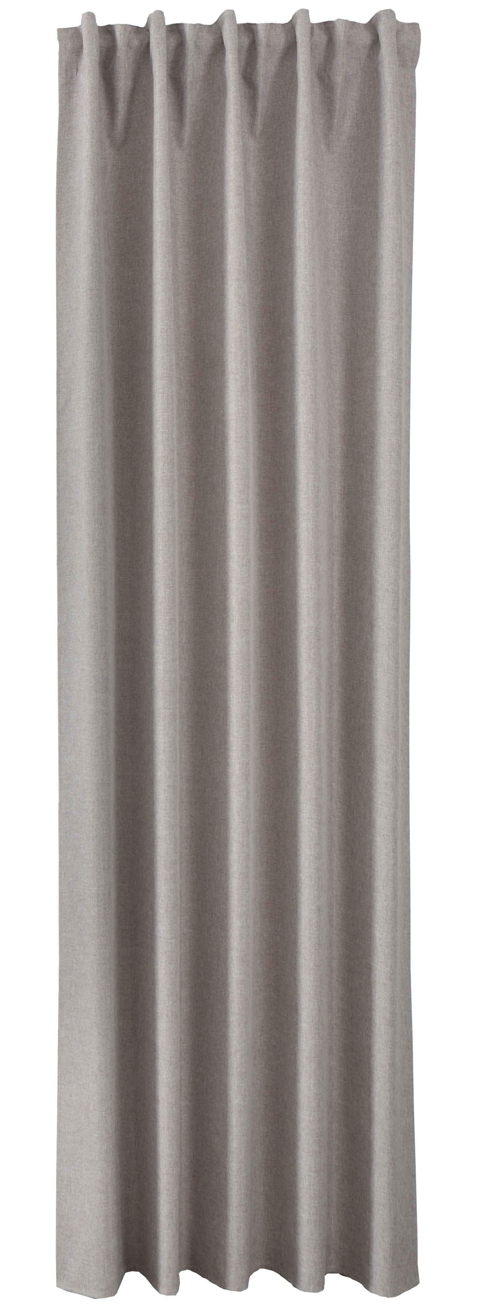 VORHANG BOSTON DARK HxB 245x140 cm Taupe - Taupe, Textil (140/245cm) - Gardinenbox