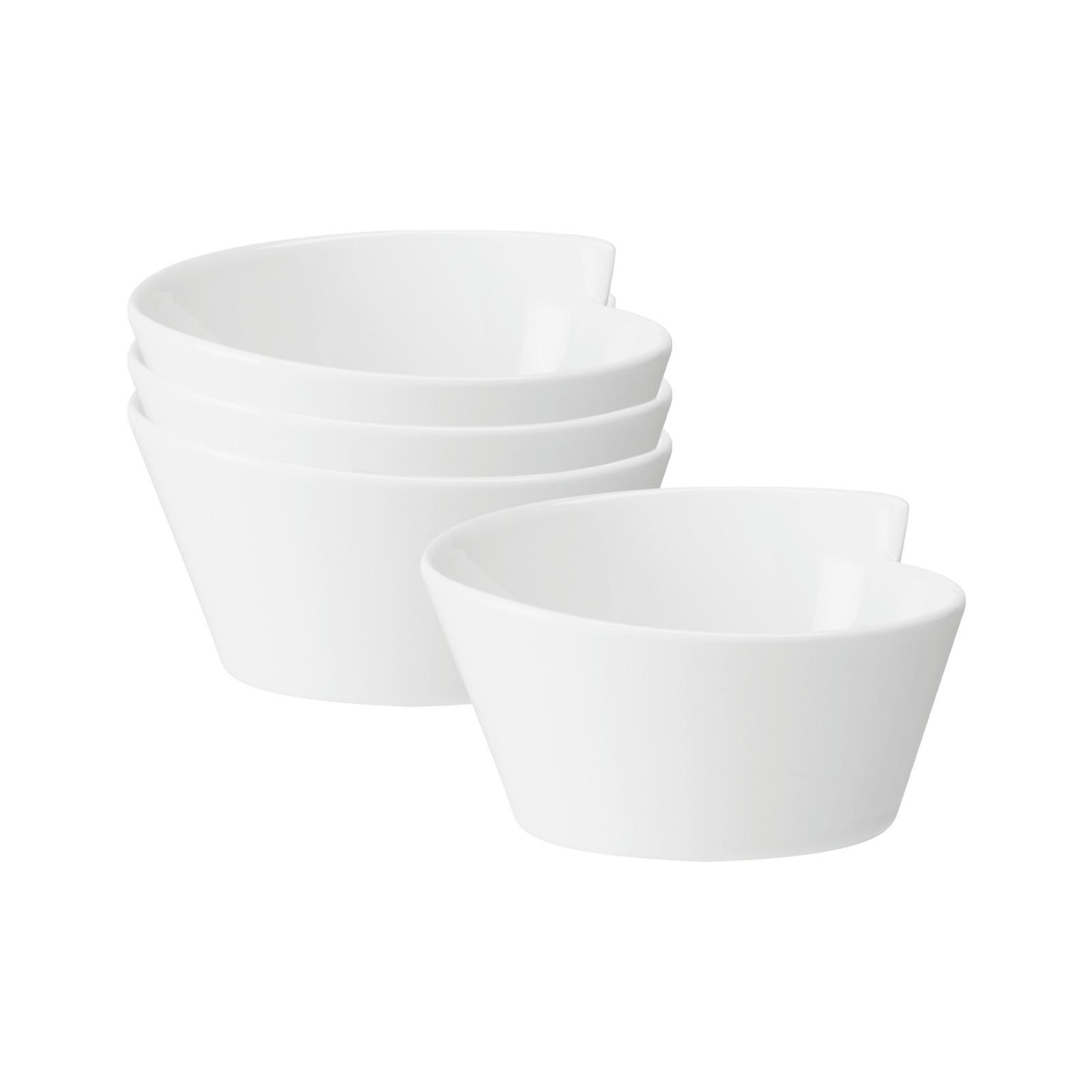 BOLS NewWave weiß 18 x 17 cm 4er Set - Weiß, Keramik (1cm) - Villeroy & Boch