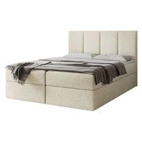 BOXBETT Rebos Boucle - H3 - Creme, Holz/Textil (140/200cm) - MIRJAN24