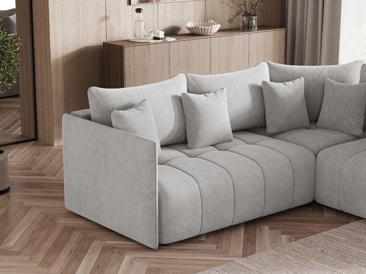 ECKSOFA Ardi Grau - Grau, Holz/Textil (240/240cm) - Graingold