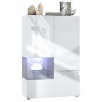VITRINE Morena Einsatz in Avola-Anthrazit - Anthrazit, Holzwerkstoff (91.5/136.5/37cm) - Vladon