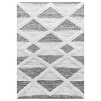 HOCHFLORTEPPICH EISACK, geometrisch, Florhöhe 20 mm, Grau, 140 x 200 cm - Grau, Textil (200/140cm) - KADIMA DESIGN
