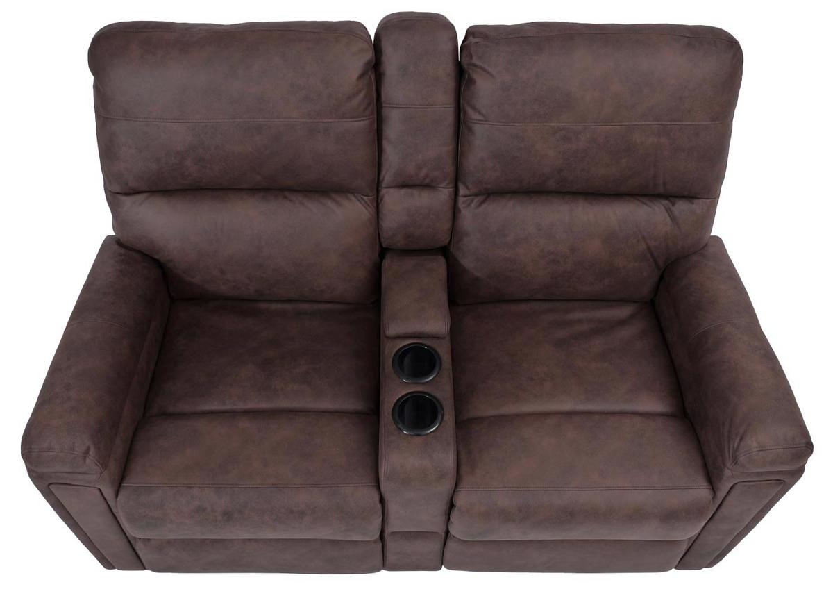 2ER KINOSESSEL Braun - Braun, Textil (157/102/166cm) - MCW