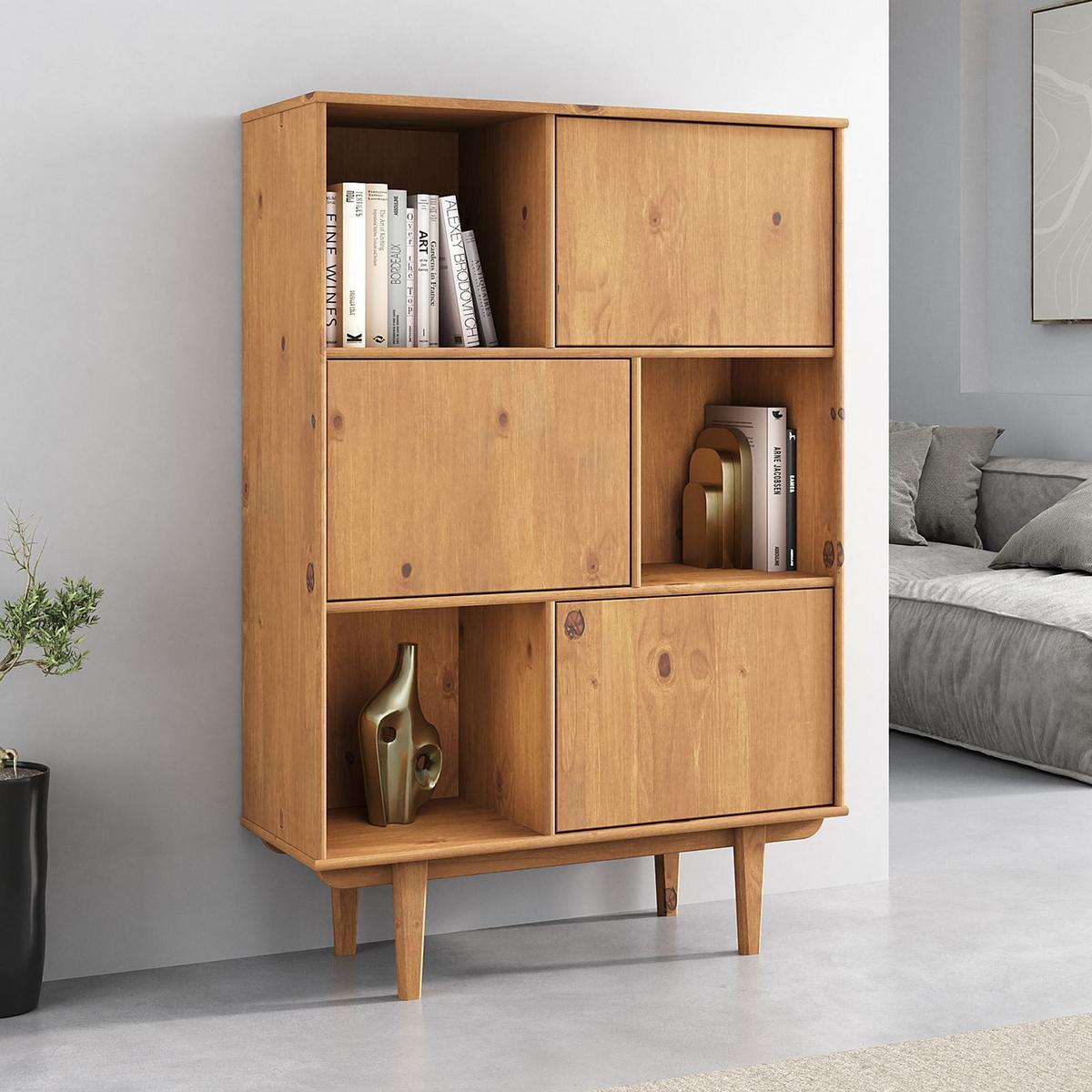 HIGHBOARD SIMONA Eiche - Eichefarben, Holz (95/139/37cm) - IDIMEX