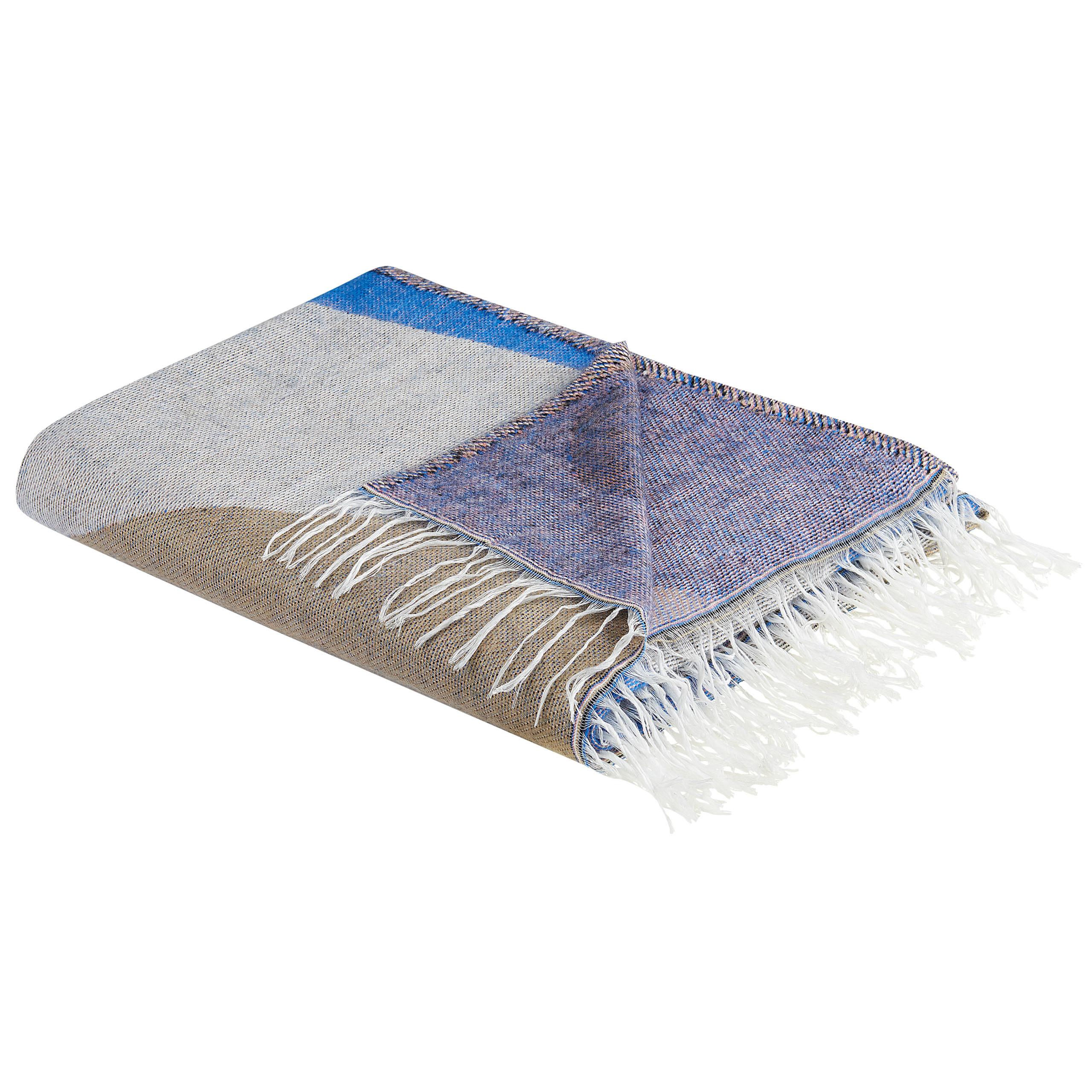 DECKE Bunt Yaladi 130/170 cm - Multicolor, Textil (130/170cm) - Beliani
