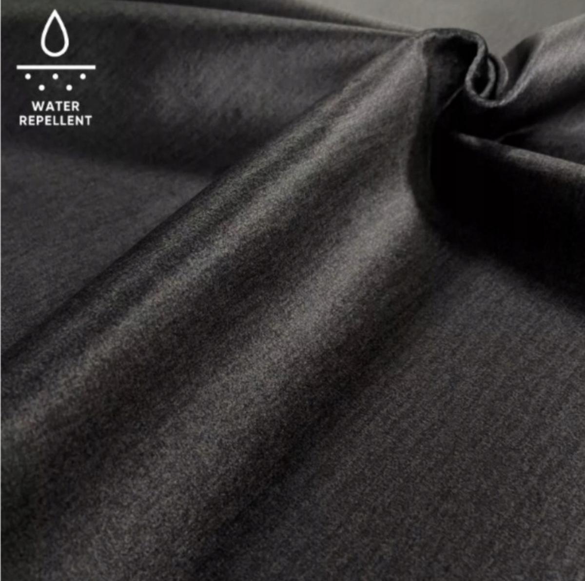 ECKSOFA ANTON rechts, mit Schlaffunktion und Bettkasten Anthrazit - Chromfarben/Anthrazit, Textil/Metall (274/203cm) - Idohome