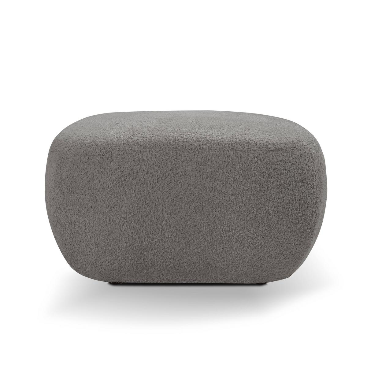 POLSTERHOCKER AMICO Modern Sitzhocker, Fußhocker Grau - Grau, Holzwerkstoff/Kunststoff (75/39/75cm) - MASSENO