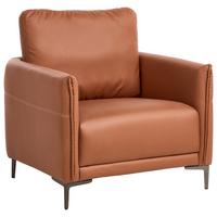 SESSEL Stoff Goldbraun Cilens - Goldfarben, Textil/Metall (85/90/82cm) - Beliani