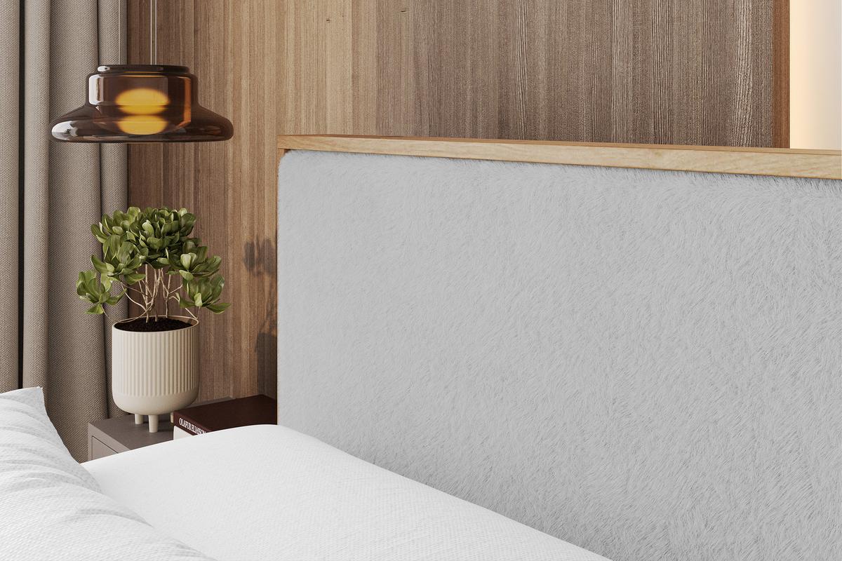 BOXBETT LOLLI9 - 140x200 - H4 Hellgrau - Hellgrau, Holzwerkstoff (140/200cm) - ALTDECOR
