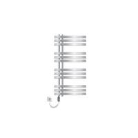 BADHEIZKÖRPER elektrisch Iron EM 500x1000 mm Chrome mit Heizstab 300W - Chromfarben, Metall (50/100/3cm) - LuxeBath
