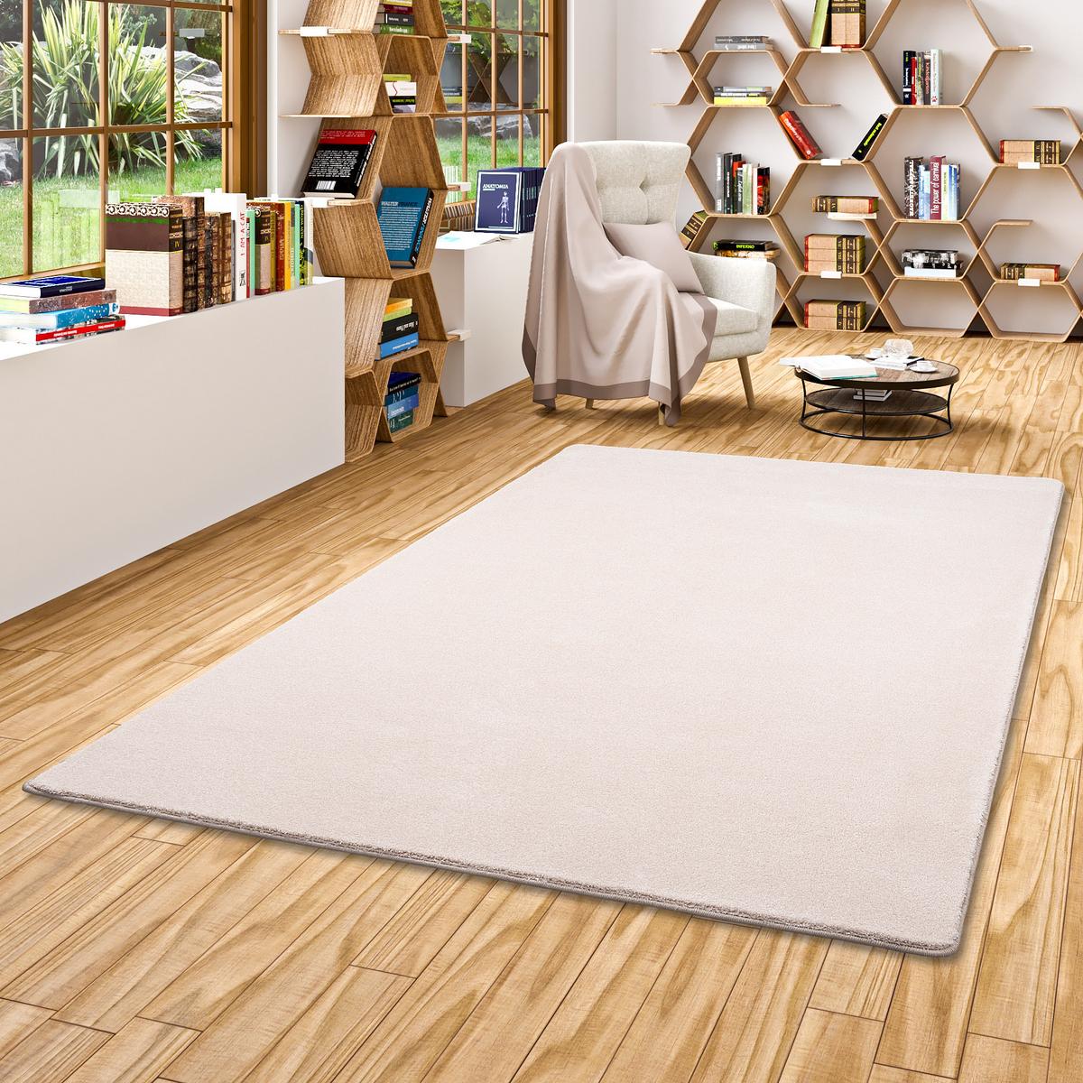 HOCHFLOR LUXUS VELOURS TEPPICH TOUCH - Beige, Textil (200/300cm) - Snapstyle