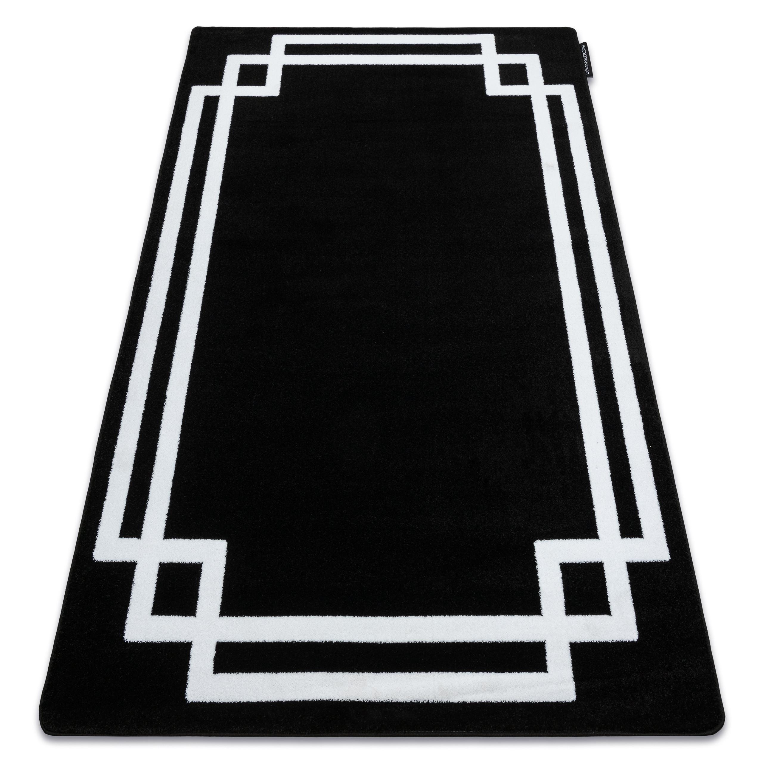 TEPPICH Hampton 160/220 cm - Schwarz, Textil (160/220cm) - rugsX