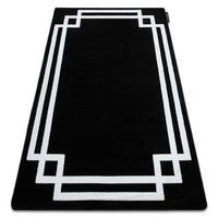 TEPPICH Hampton 160/220 cm - Schwarz, Textil (160/220cm) - rugsX