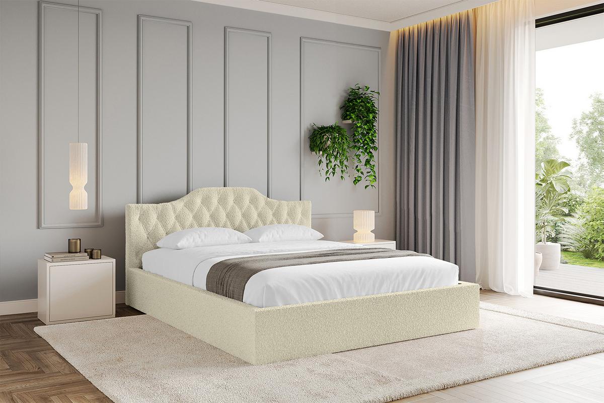 POLSTERBETT mit Bettkasten und Lattenrost, Bett mit Matratze H3/H4 - FALIO-V1 120x200 Beige - Taupe, Holzwerkstoff/Textil (120/200cm) - ALTDECOR