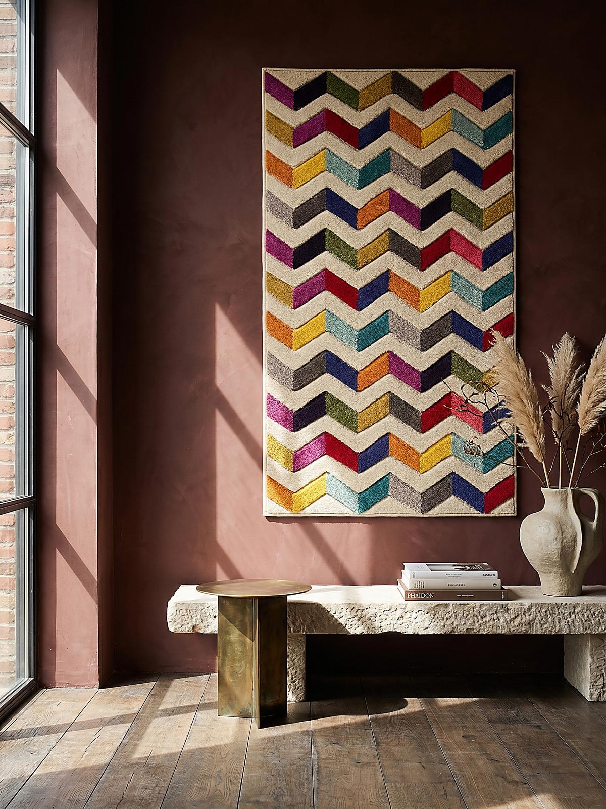 TEPPICH MEON, geometrisch, Bunt, 160 x 230 cm - Multicolor, Textil (230/160cm) - KADIMA DESIGN