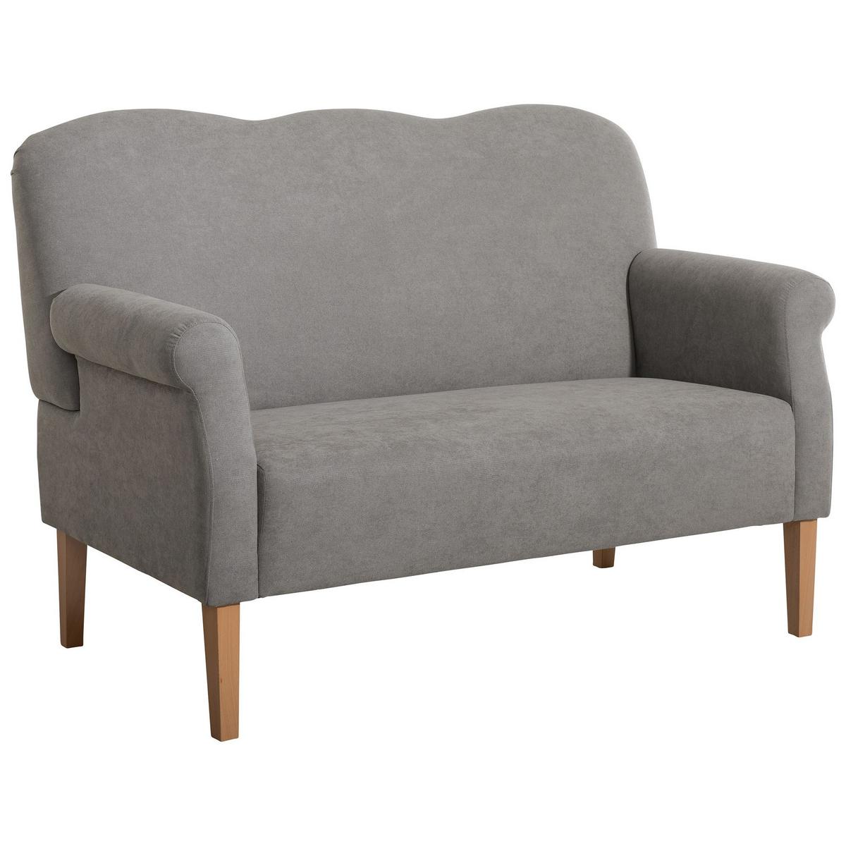 DININGSOFA Karin Flachgewebe hellgrau - Hellgrau, Kunststoff (84/103/147cm) - 58aufmkessel