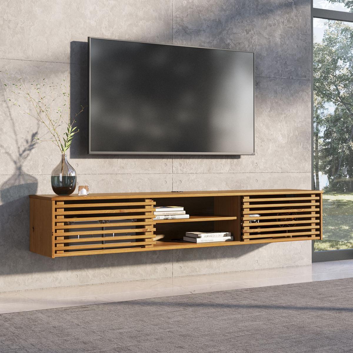 LOWBOARD RIAN Eiche - Eichefarben, Holz (175/30/34cm) - IDIMEX