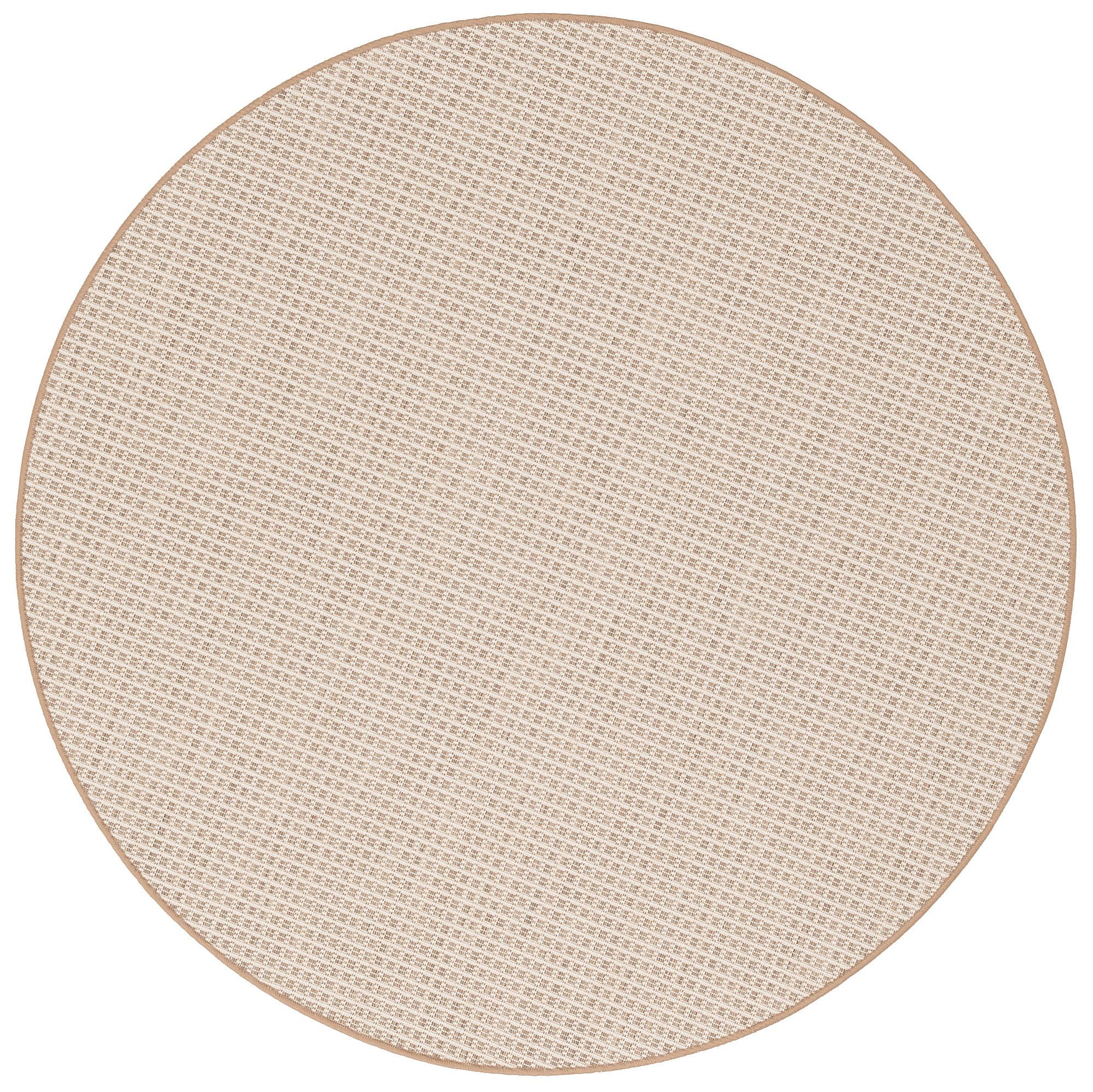 IN & OUTDOOR TEPPICH OSLO TREND RUND - Beige, Textil (160/160cm) - Snapstyle