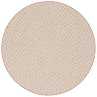 IN & OUTDOOR TEPPICH OSLO TREND RUND - Beige, Textil (160/160cm) - Snapstyle