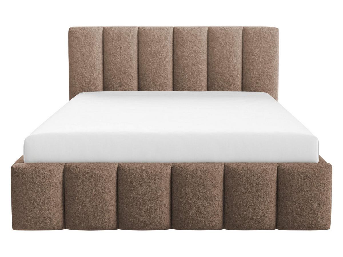 POLSTERBETT Lunaro - Braun, Holz/Textil (180/200cm) - MIRJAN24
