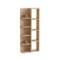 BÜCHERREGAL mit 4 Fächern und 4 Regalböden 60/18/150 cm - Eichefarben, Holzwerkstoff (18/150/60cm) - Calicosy