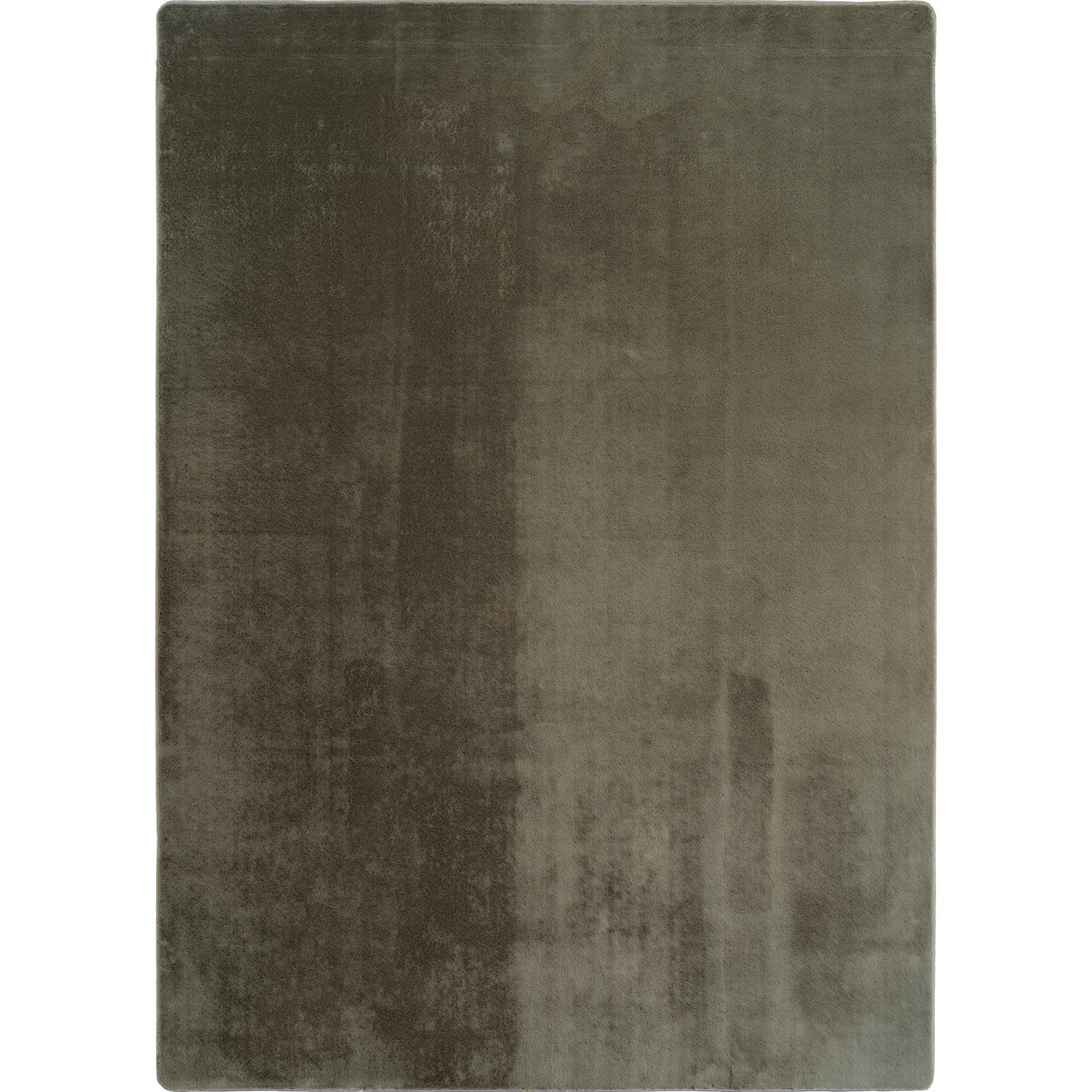 KURZFLORTEPPICH Waschbar ISAR, einfarbig, Grün, 160 x 220 cm - Grün, Textil (220/160cm) - KADIMA DESIGN