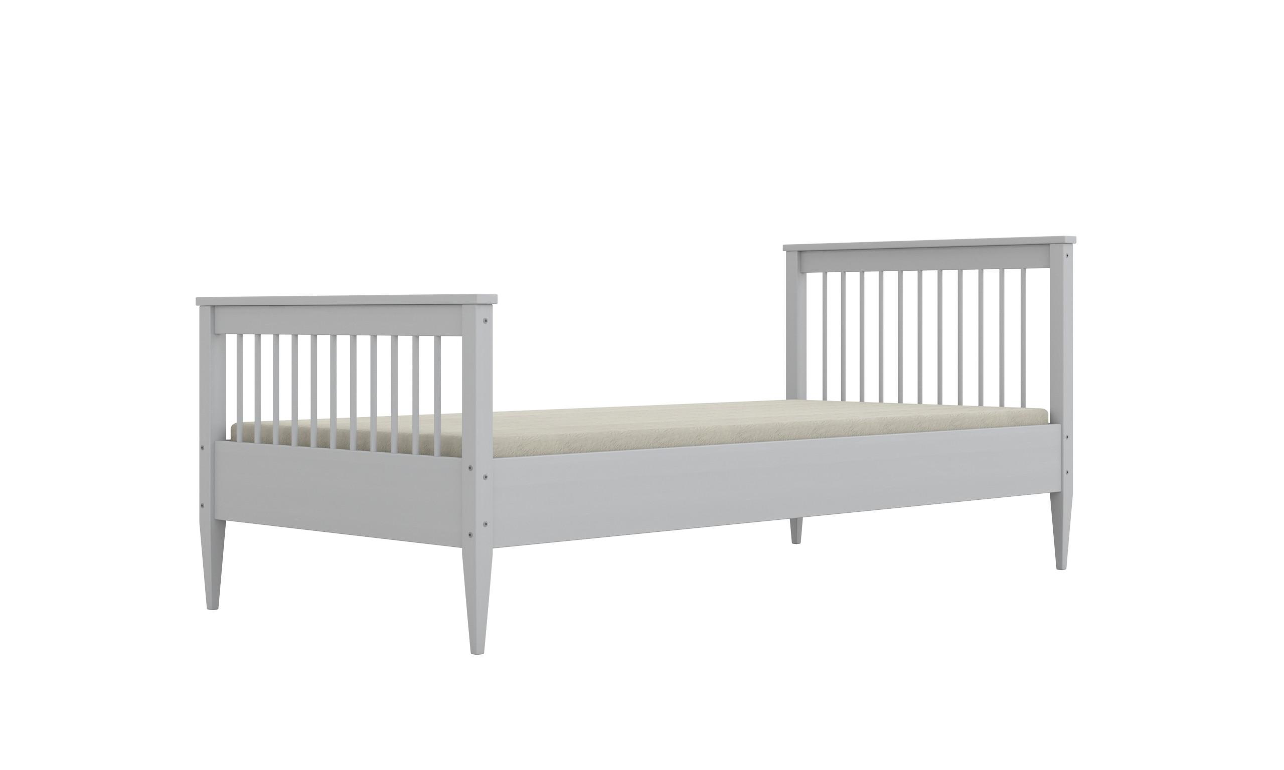 KINDERBETT Emili 80/90 -160/180/200 cm Weiß 90/180 - Weiß, Holz (80/180cm) - RAUMHIRSCH FURNITURE