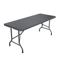 GARTENTISCH Easyfold klappbar anthrazit - Anthrazit, Kunststoff (180/74/74cm) - Juskys
