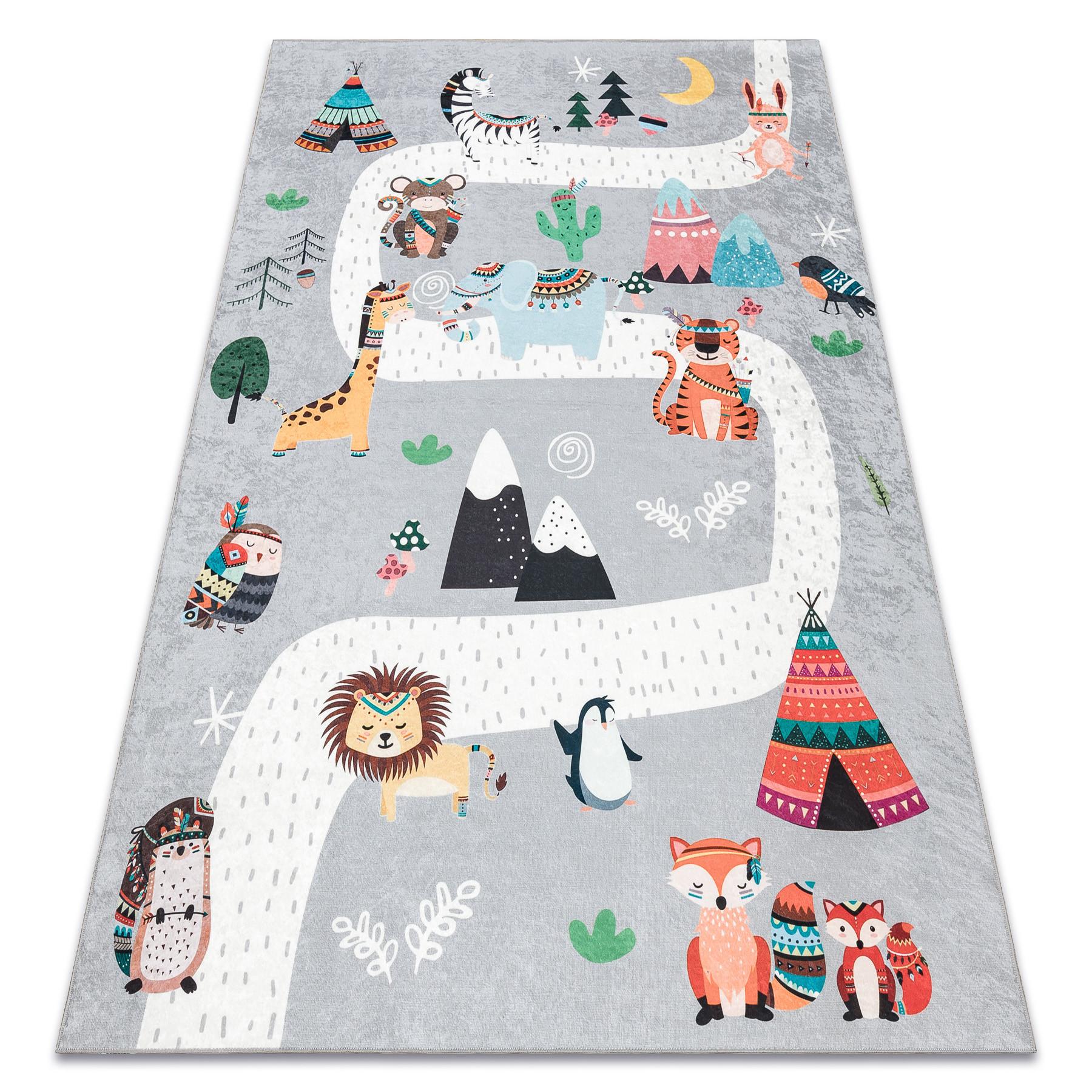 TEPPICH Bambino 140/190 cm - Grau, Textil (140/190cm) - rugsX