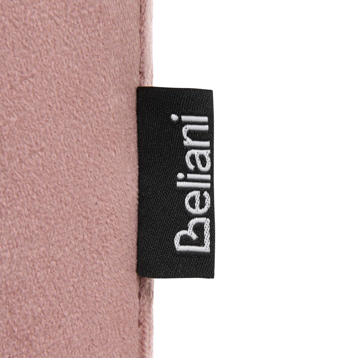 SCHREIBTISCHSTUHL Samtstoff Rosa Valticello - Pink/Goldfarben, Textil/Metall (60/77/60cm) - Beliani