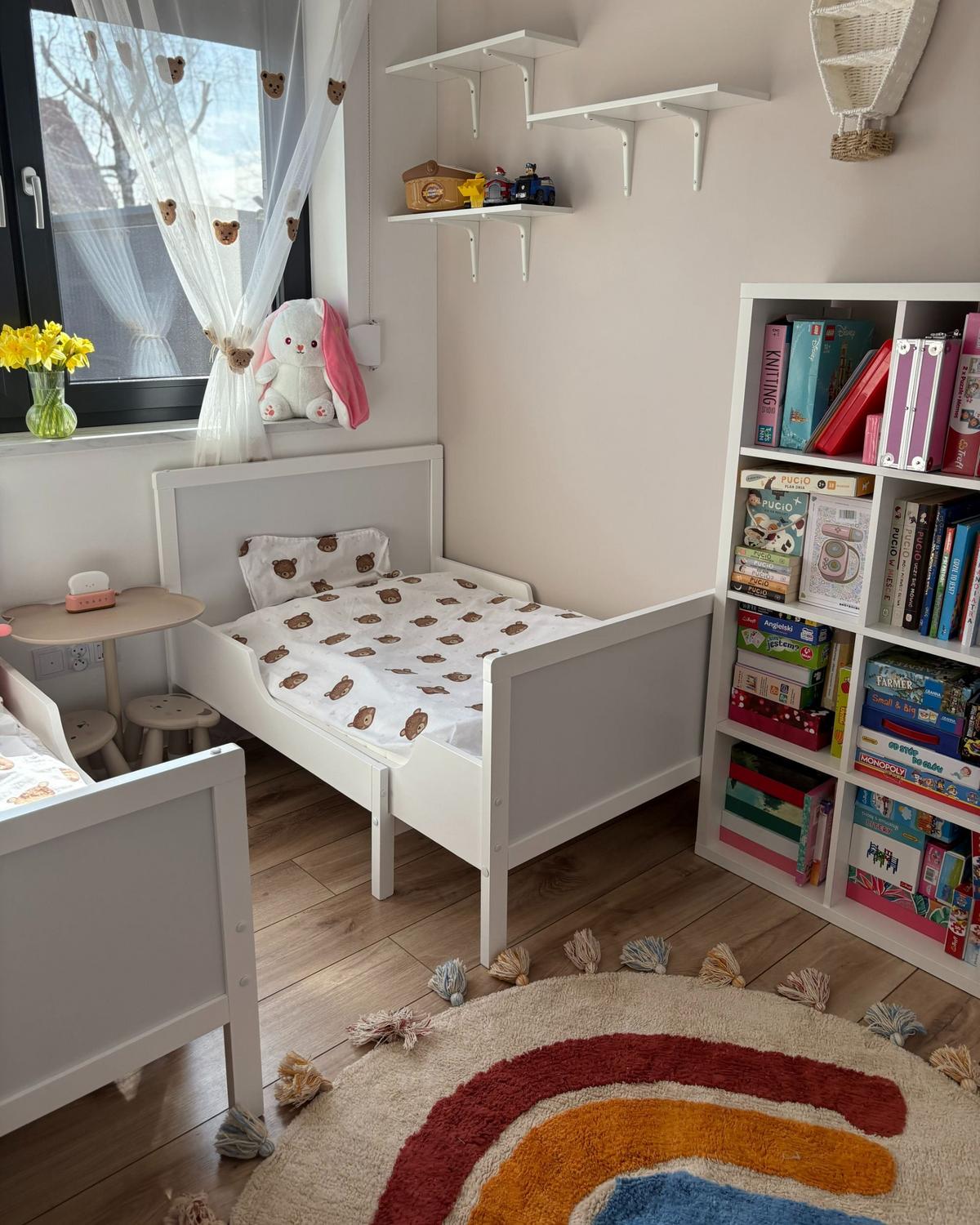 MITWACHSENDES KINDERBETT 90x130/160/200 cm Weiß Montigny - Weiß, Holz - Beliani