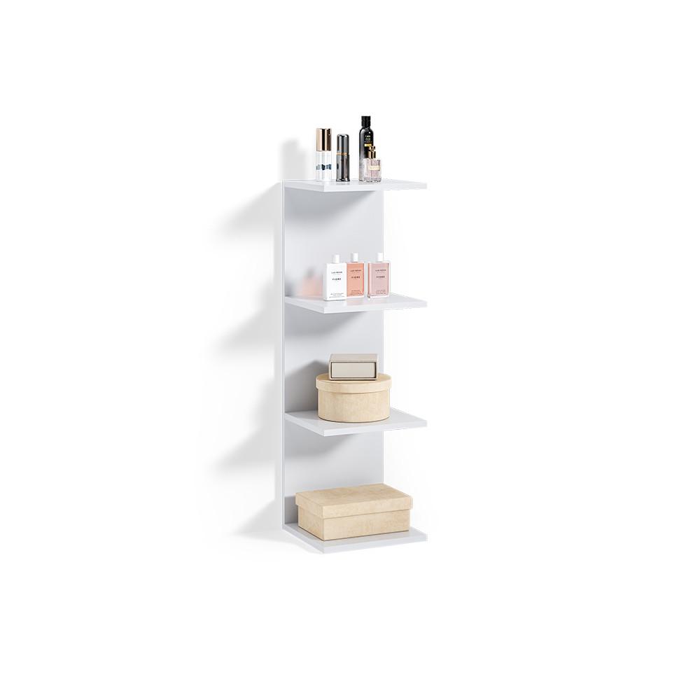 WANDREGAL Vesuvio Weiß 30 x 95 cm - Weiß, Holzwerkstoff (30/95/28cm) - Livinity®