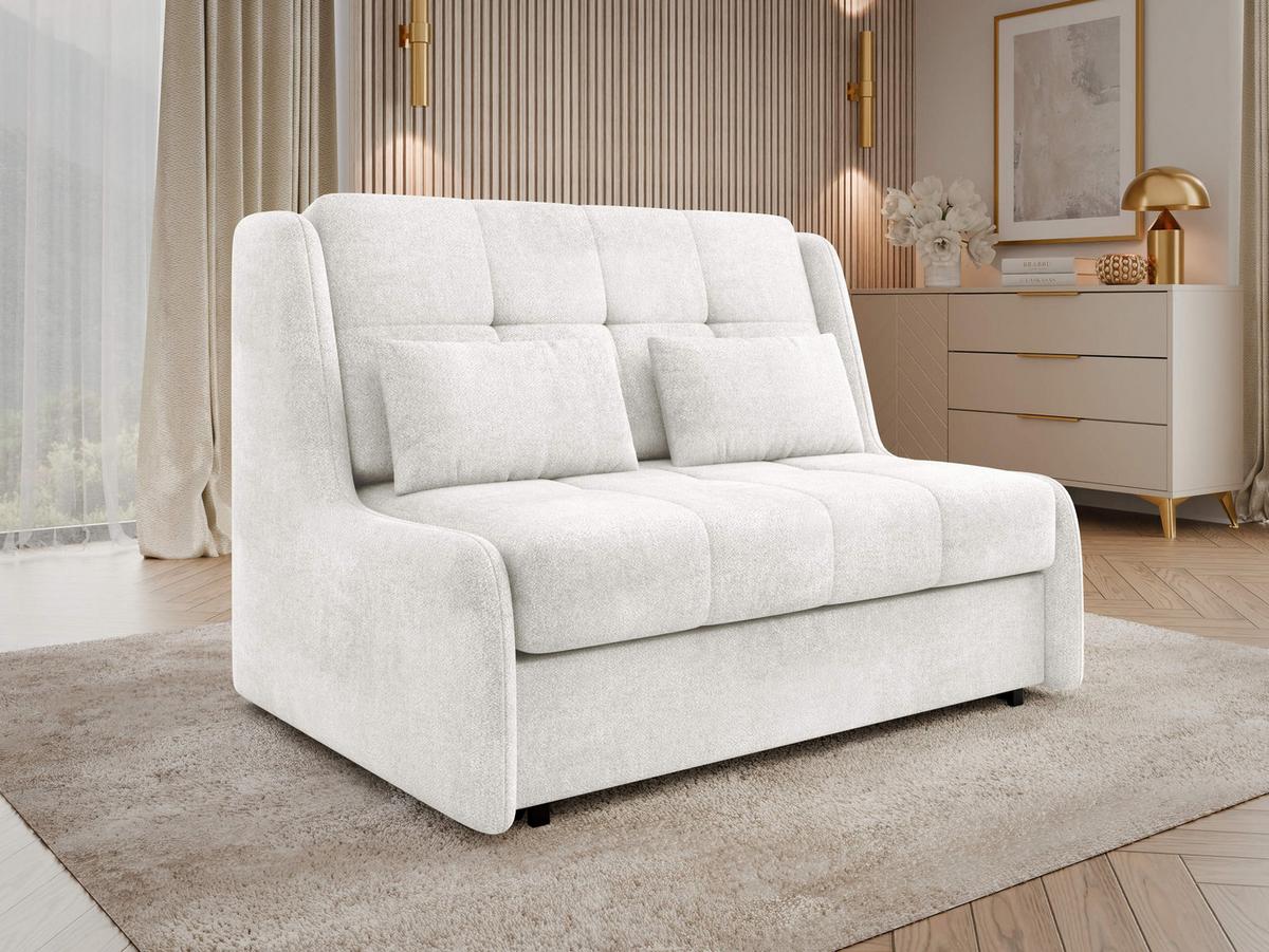 SCHLAFSOFA Viva Elite II - Creme/Schwarz, Holz/Metall (126/85/98cm) - MIRJAN24