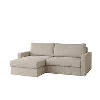 ECKSOFA Bendik In Poso - Weiß, Holzwerkstoff/Textil (224/140cm) - Fun Möbel
