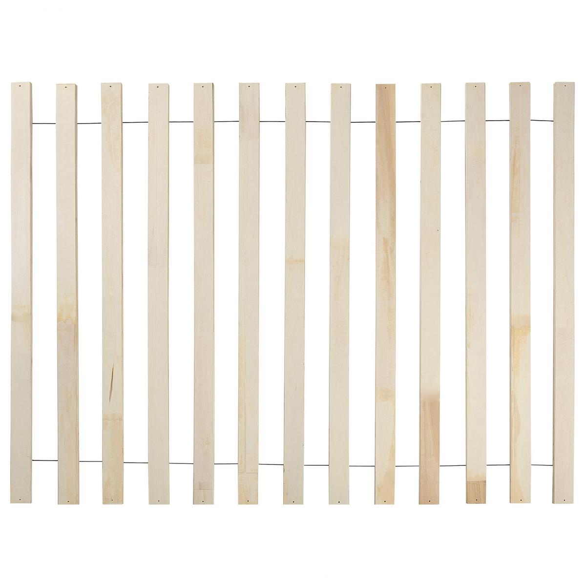 BETT mit Lattenrost 140/200 cm Braun Toucy - Braun, Holzwerkstoff (140/200cm) - Beliani
