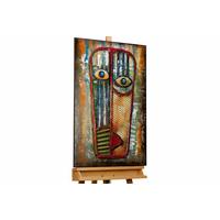 METALLBILD Bunt 60/90 cm - Multicolor, Metall (3.47/90cm) - KUNSTLOFT