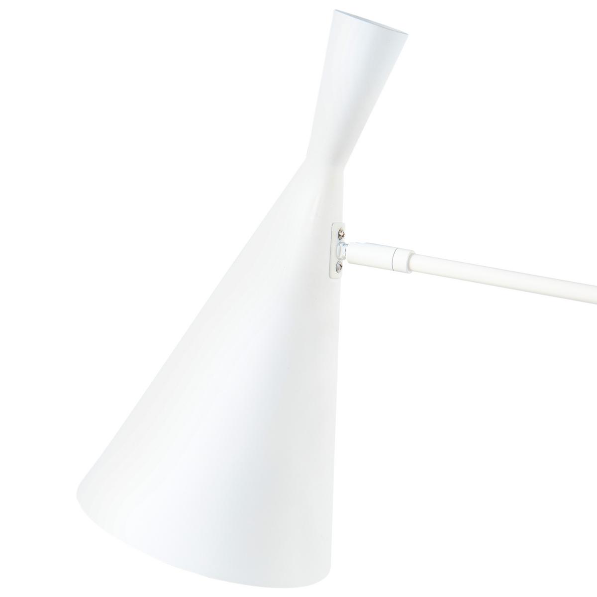 WANDLAMPE Weiß Marisa - Weiß, Metall (18/83/64cm) - Beliani