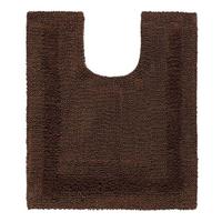 WC-VORLEGER 50/55 cm, 100% Baumwolle, wendbar - Braun, Textil (50/55cm) - Homescapes