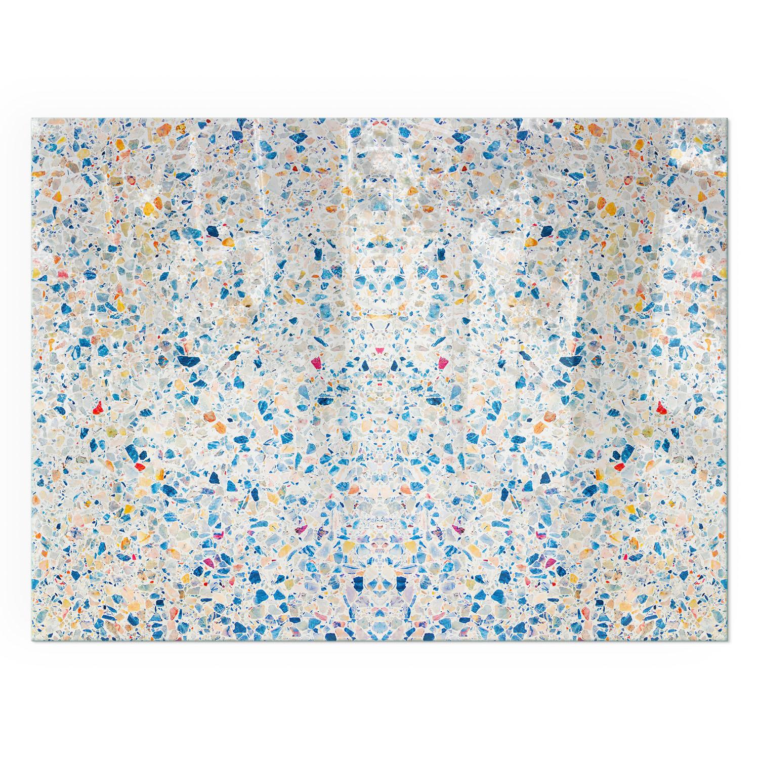 GLASPLATTE für Kamin 80x60 cm - Weiß, Glas (80/60/0.4cm) - TULUP