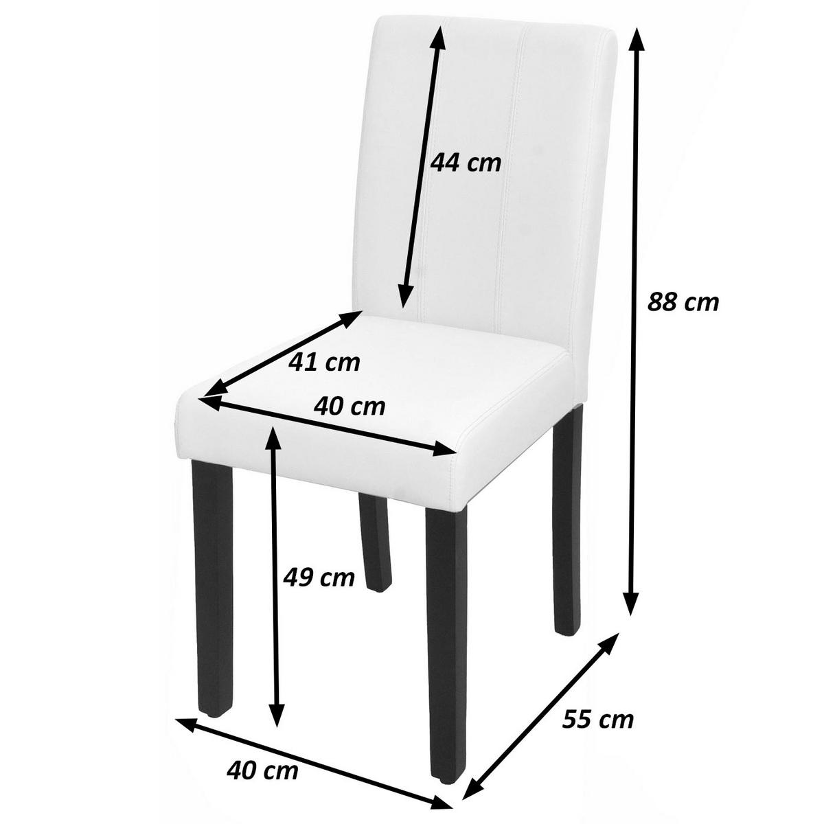 ESSZIMMERSTUHL O65D Dunkelgrau - Dunkelgrau/Grau, Textil (40/88/55cm) - MCW