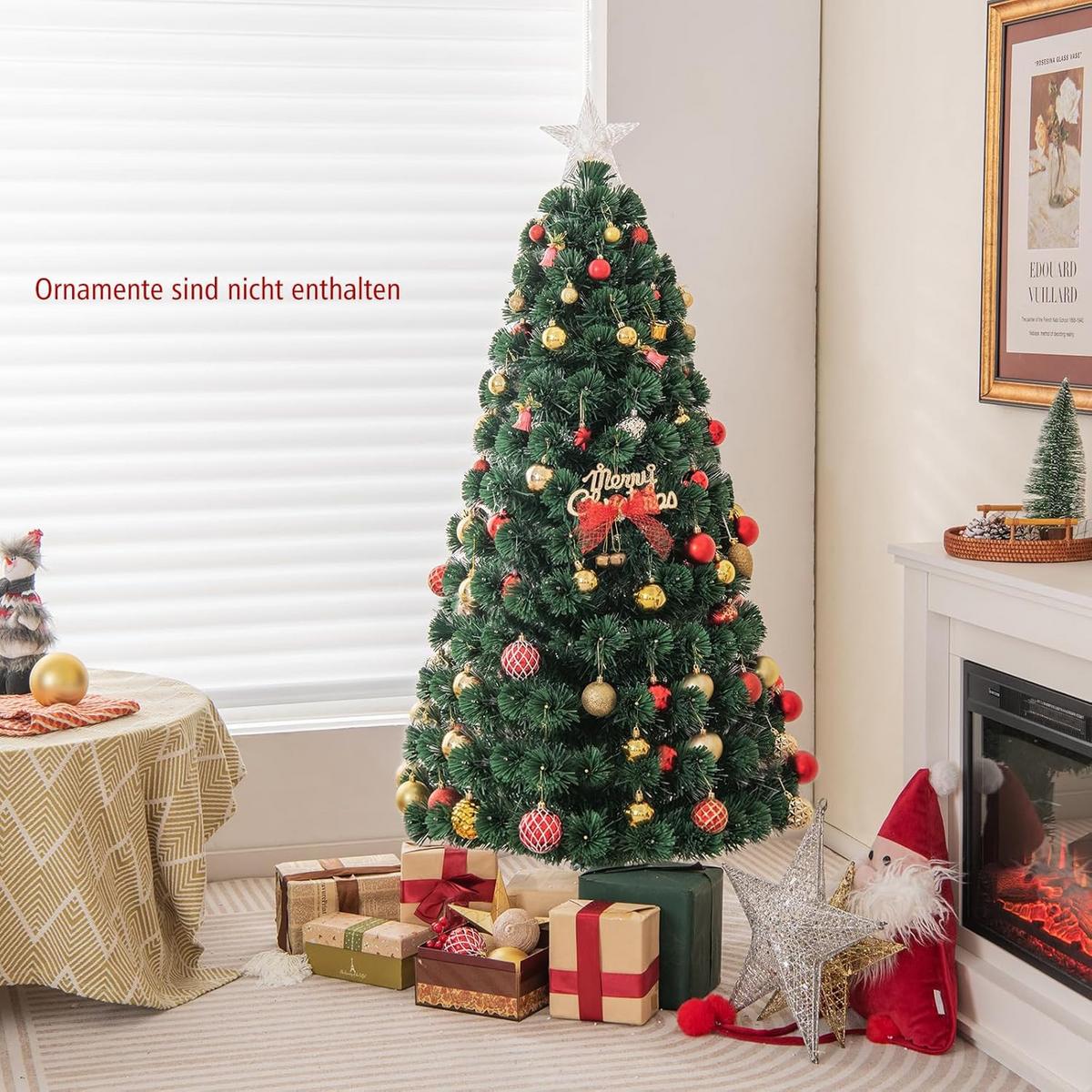 WEIHNACHTSBAUM Grün - Grün, Kunststoff (150cm) - COSTWAY