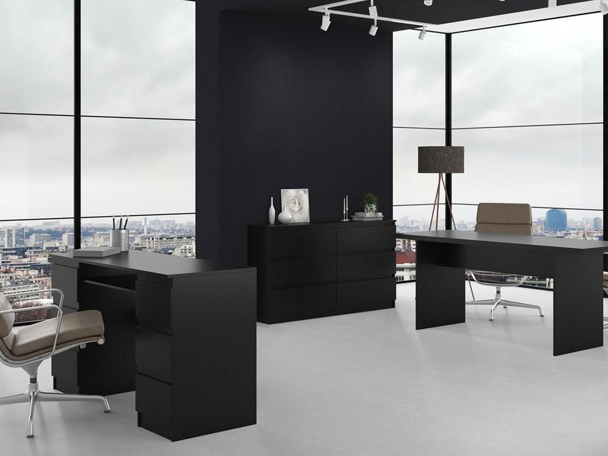KOMMODE Schwarz 138/77/40 - Schwarz, Holzwerkstoff (138/77/40cm) - RAUMHIRSCH FURNITURE