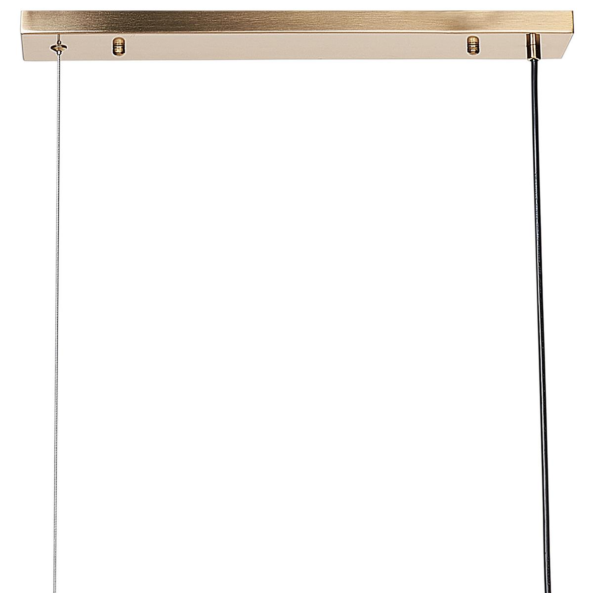 HÄNGELEUCHTE Geehi 20/100/133 cm - Messingfarben, Metall (20/100/133cm) - Beliani