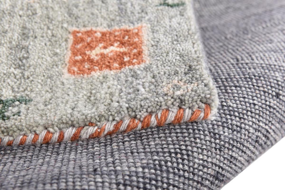 HANDKNÜPFTEPPICH Denver 250x300 cm - Grau, Textil (250/300cm) - THEKO