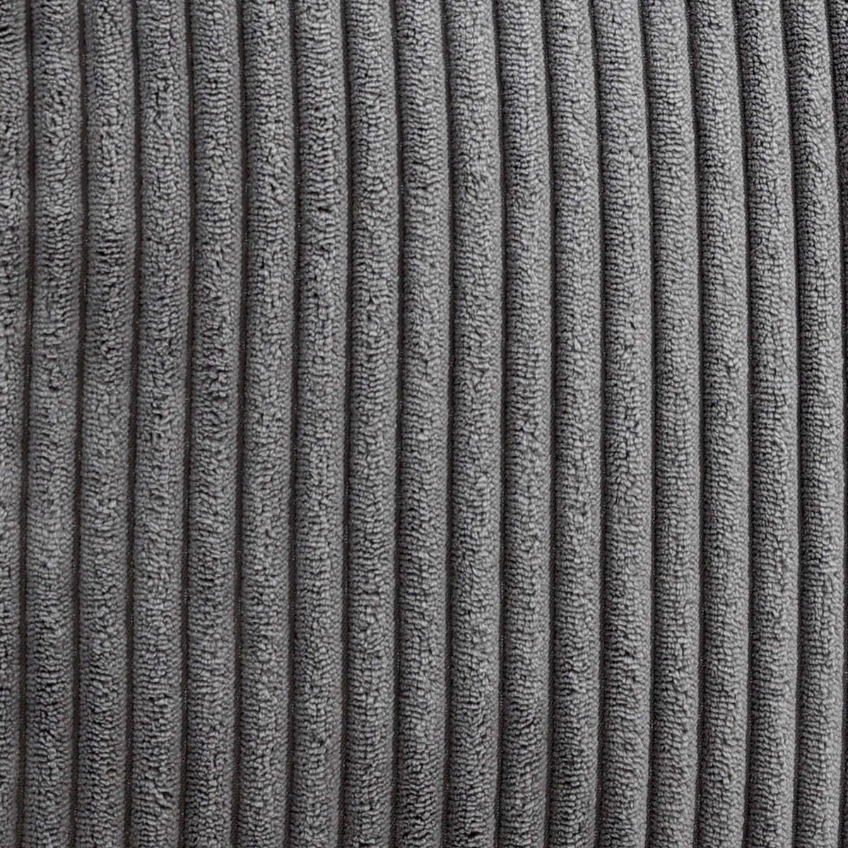 SITZSACK Klassisch Sessel aus Cord 2-tlg. - Dunkelgrau/Anthrazit, Textil (85/50/85cm) - icon