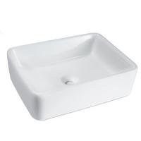 WASCHBECKEN Krythyn 48/37/13.5 cm - Weiß, Keramik (37/13.5/48cm) - ZMH