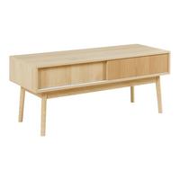FERNSEHTISCH Landskrona - Eichefarben, Holz/Holzwerkstoff (115/48/40cm) - [en.casa]